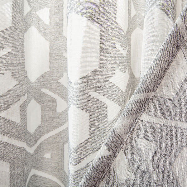 Safavieh Brenna 52X84 Window Panel Grey 100% Polyester WDT1031A-5284