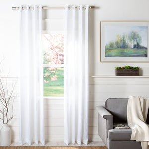 Safavieh Trin 52X84 Window Panel White 100% Polyester WDT1034A-5284