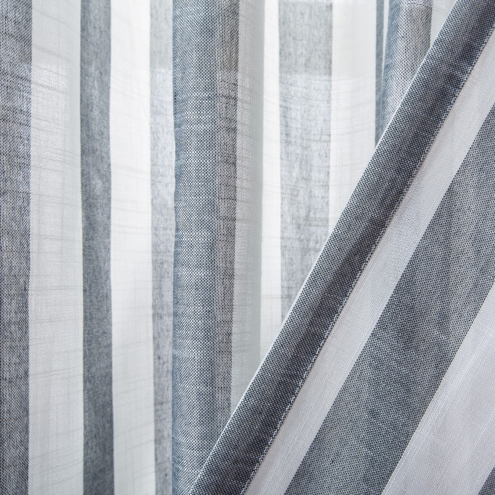 Safavieh Aytan 52X84 Window Panel Blue / White 100% Polyester WDT1043A-5284