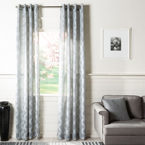 Safavieh Kenji 52X84 Window Panel Grey 100% Polyester WDT1048C-5284