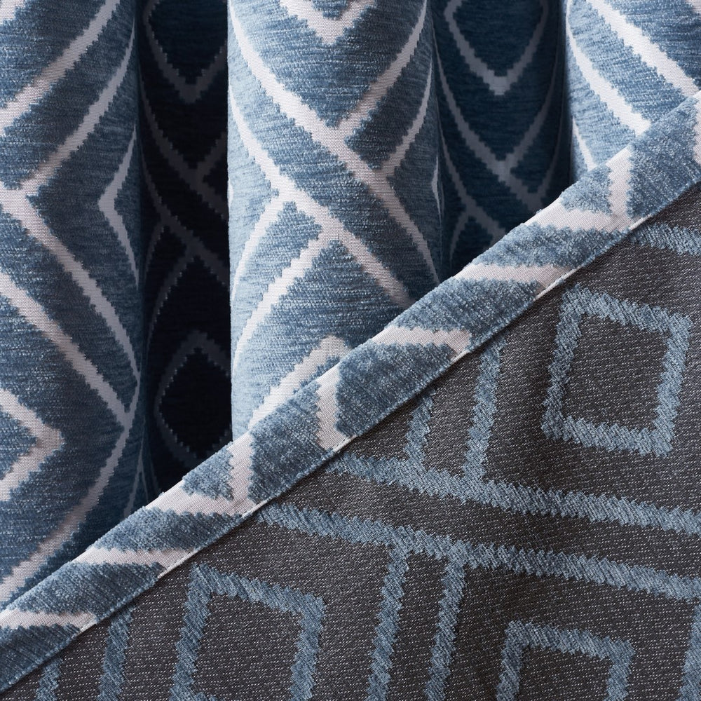 Safavieh Cecille Window Treatment/Blue Blue 100% Polyester WDT1056B-5284