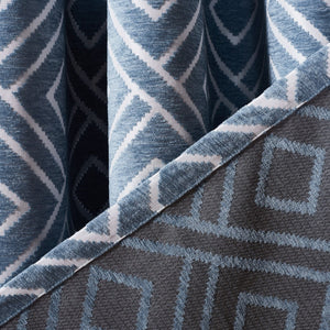 Safavieh Cecille Window Treatment/Blue Blue 100% Polyester WDT1056B-5284