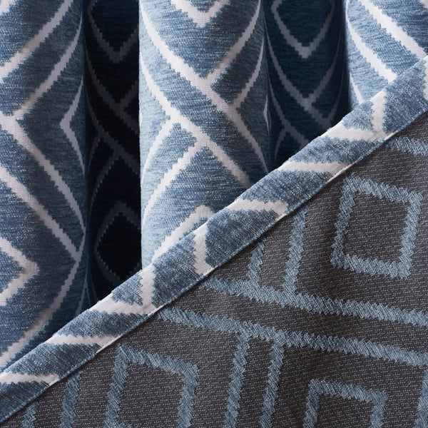 Safavieh Cecille Window Treatment/Blue Blue 100% Polyester WDT1056B-5284