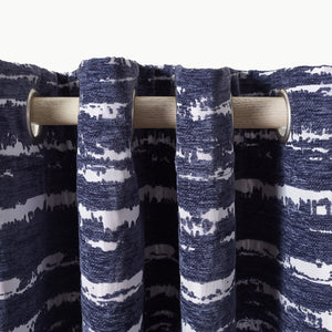 Safavieh Brynleigh Window Treatment/Navy Navy 100% Polyester WDT1057A-5284