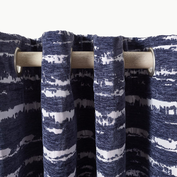 Safavieh Brynleigh Window Treatment/Navy Navy 100% Polyester WDT1057A-5284