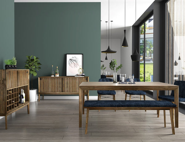 LH Imports West Extension Dining Table (71”/ 91”) WES010