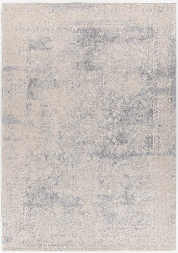 Chandra Rugs Willa 70% Cotton + 30% Polyester Hand-Woven Contemporary Flat Rug Blue/Beige 9' x 13'