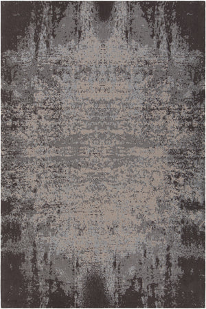 Chandra Rugs Willa 70% Cotton + 30% Polyester Hand-Woven Contemporary Flat Rug Black/Grey/Beige 9' x 13'