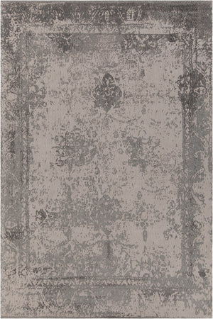 Chandra Rugs Willa 70% Cotton + 30% Polyester Hand-Woven Contemporary Flat Rug Grey/Beige 9' x 13'