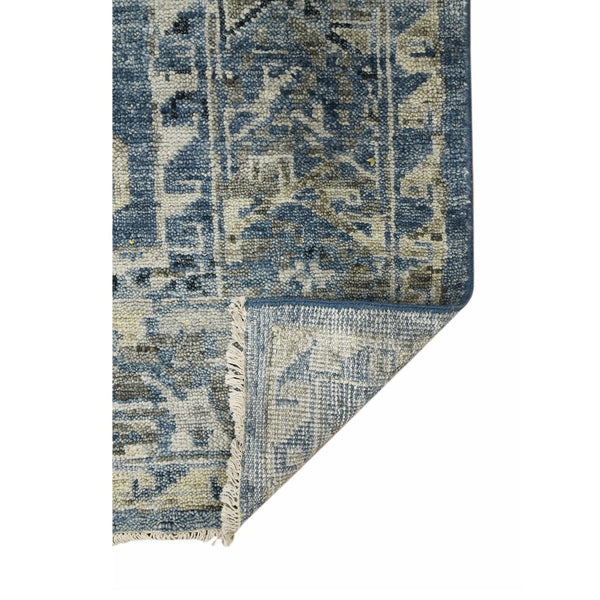 AMER Rugs Willow WIL-1 Hand-Knotted Tribal Southwestern Area Rug Blue 10' x 14'