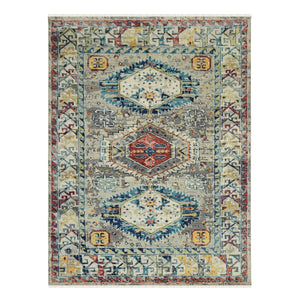 AMER Rugs Willow WIL-2 Hand-Knotted Tribal Southwestern Area Rug Multicolor 10' x 14'