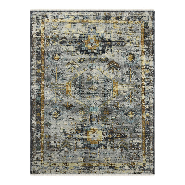 AMER Rugs Willow WIL-4 Hand-Knotted Tribal Southwestern Area Rug Multicolor 10' x 14'