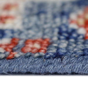 AMER Rugs Willow WIL-5 Hand-Knotted Tribal Southwestern Area Rug Blue 10' x 14'