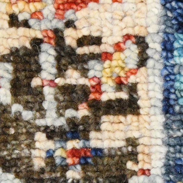 AMER Rugs Willow WIL-5 Hand-Knotted Tribal Southwestern Area Rug Blue 10' x 14'