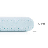 Malouf Weekender Gel Memory Foam Pillow + Reversible Cooling Cover WKSSPE30GF