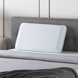 Malouf Weekender Gel Memory Foam Pillow + Reversible Cooling Cover WKSSPE30GF