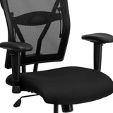 English Elm EE2633 Contemporary Commercial Grade Big & Tall Office Chair Black EEV-16440