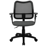 English Elm EE2648 Contemporary Commercial Grade Mesh Task Office Chair Gray EEV-16462