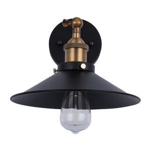 Yosemite Home Decor 1 Light Wall Sconce In Dark Grey Finish WL2124W-1GR-YHD