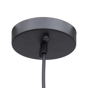 Yosemite Home Decor 1 Light Pendant In Dark Grey Finish With Clear Glass WL233-1P-GR-YHD