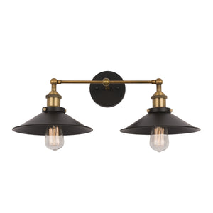 Yosemite Home Decor 2 Light Wall Sconce In Dark Grey Finish WL2430S-2GR-YHD