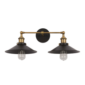 Yosemite Home Decor 2 Light Wall Sconce In Dark Grey Finish WL2430S-2GR-YHD