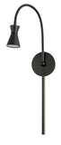 Acerra Integrated LED Gooseneck Wall Lamp with On Off Rocker Switch. 5W, 380 Lumen, 3000K. 3 x 1Ft Wire Cover Are Included)