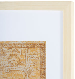 Safavieh Renaldi 25" Gold Framed Textile Wall Art WLA1004A