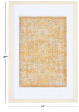 Safavieh Renaldi 25" Gold Framed Textile Wall Art WLA1004A