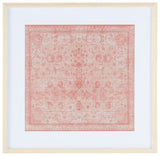 Safavieh Alsephina 25" Pink Framed Textile Wall Art WLA1006A