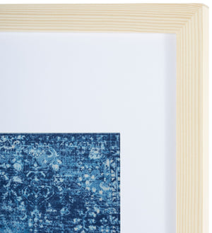 Safavieh Demitri 23" Blue Framed Textile Wall Art WLA1007A