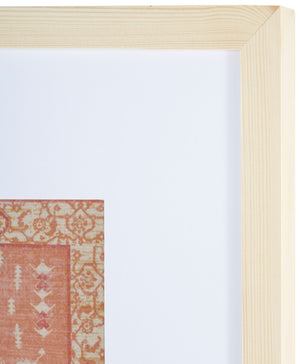 Safavieh Ishtar 18" Terracotta Framed Textile Wall Art WLA1008A