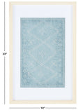 Safavieh Kotori 23" Sage/Ivory Framed Textile Wall Art WLA1013A