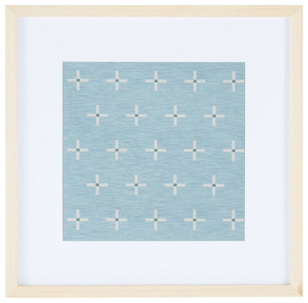 Safavieh Suzette 18" Sage/Ivory Framed Textile Wall Art WLA1015A