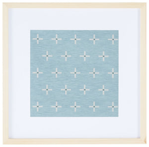 Safavieh Suzette 18" Sage/Ivory Framed Textile Wall Art WLA1015A