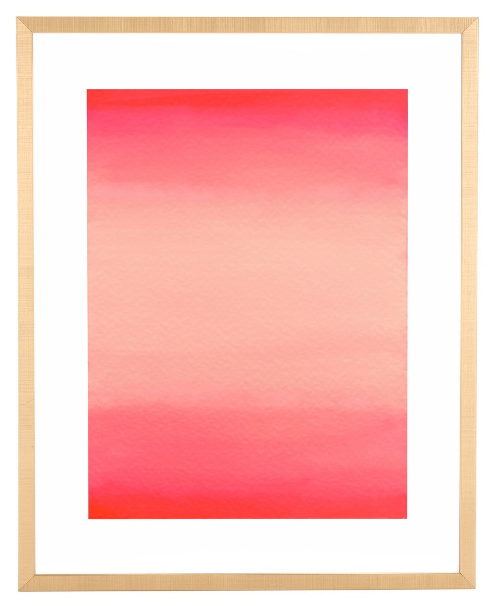 Safavieh Legally Pink, 16 X 20 Inch, Hot Pink/Blush, Framed Wall Art Hot Pink / Blush Pink Paper / Polystyrene Frame / Perpex Glass WLA2037A
