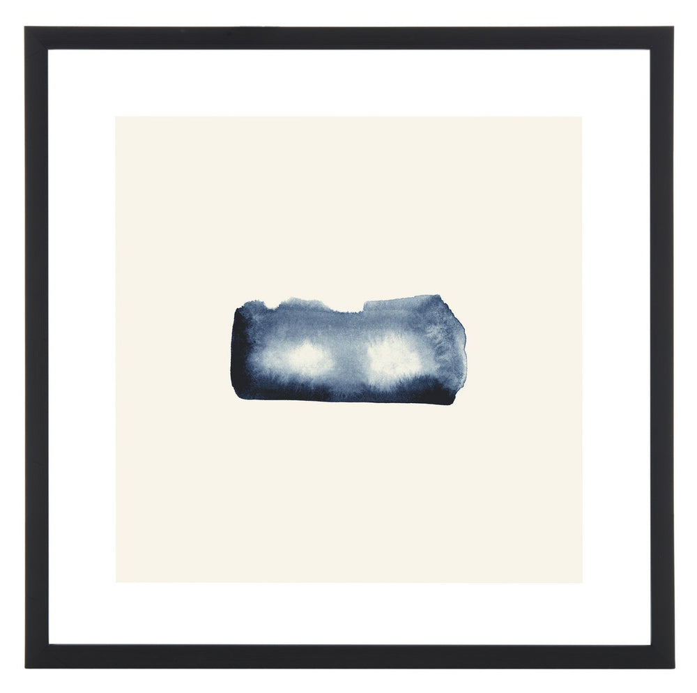 Safavieh Father Sun & Sister Moon, 16 X 16 Inch, Navy/Denim, Framed Wall Art Navy / Denim Paper / Polystyrene Frame / Perpex Glass WLA2043A