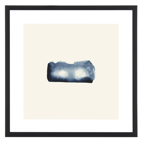 Safavieh Father Sun & Sister Moon, 16 X 16 Inch, Navy/Denim, Framed Wall Art Navy / Denim Paper / Polystyrene Frame / Perpex Glass WLA2043A