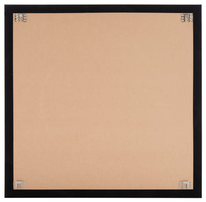 Safavieh Put Your Records On, 24 X 24 Inch, Blue/Spring Green, Framed Wall Art Blue / Spring Green Paper / Polystyrene Frame / Perpex Glass WLA2044A