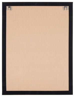 Safavieh Fashion Week, 18 X 24 Inch, Denim/Black, Framed Wall Art Denim / Black Paper / Polystyrene Frame / Perpex Glass WLA2045A