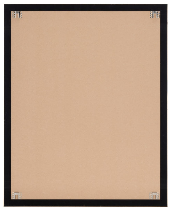 Safavieh Tango Lessons, 24 X 30 Inch, Salmon/Deep Red, Framed Wall Art Salmon / Deep Red Paper / Polystyrene Frame / Perpex Glass WLA2063A