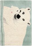 Polar Bear Hand Tufted Wool Rug