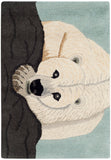 Safavieh Polar Bear Hand Tufted Wool Rug WLD211A-2