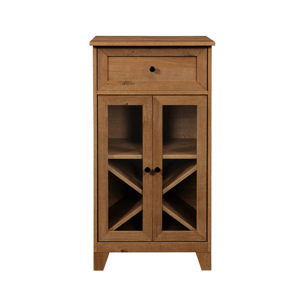 Walker Edison Wiley Traditional/Transitional 20" One-Drawer One-Door Bar Cabinet WLED3DEO