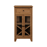 Walker Edison Wiley Traditional/Transitional 20" One-Drawer One-Door Bar Cabinet WLED3DEO