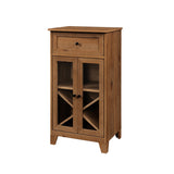 Walker Edison Wiley Traditional/Transitional 20" One-Drawer One-Door Bar Cabinet WLED3DEO