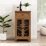 Walker Edison Wiley Traditional/Transitional 20" One-Drawer One-Door Bar Cabinet WLED3DEO