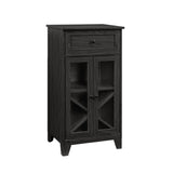 Walker Edison Wiley Traditional/Transitional 20" One-Drawer One-Door Bar Cabinet WLED3DGR