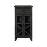 Walker Edison Wiley Traditional/Transitional 20" One-Drawer One-Door Bar Cabinet WLED3DGR