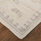 Wendover Eco Friendly PET Oushak Rug, Ivory/Tan/Opal Gray, 2ft x 3ft Accent Rug